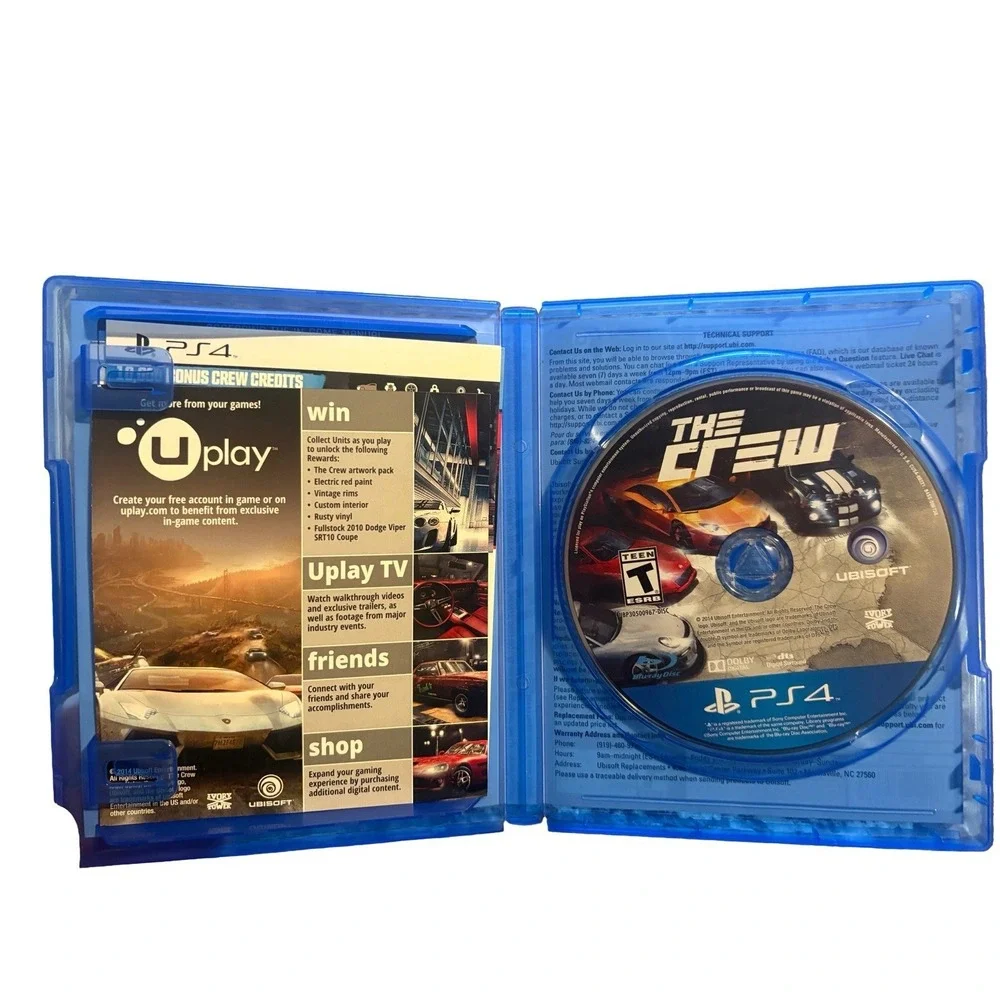 (MA4) The Crew, Limited Edition (PS4, 2014 Sony PlayStation 4} Great Condition